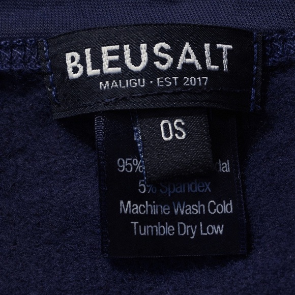 BLEUSALT Dolman Bolero NWOT OS Navy - Picture 7 of 7